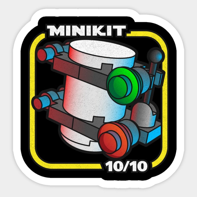 Minikit 10/10 Sticker by Dallen Powell Designs 